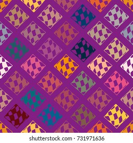 Abstract color seamless pattern for new background.
