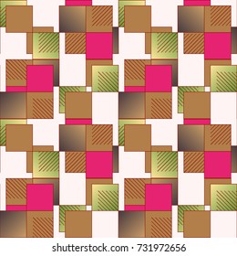 Abstract color seamless pattern for new background.