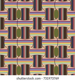 Abstract color seamless pattern for new background.