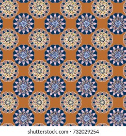 Abstract color seamless pattern for new background.