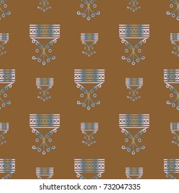 Abstract color seamless pattern for new background.