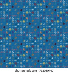 Abstract color seamless pattern for new background.