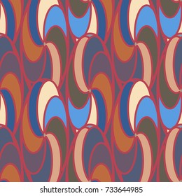 Abstract color seamless pattern for new background.