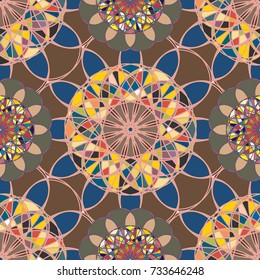 Abstract color seamless pattern for new background.