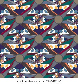 Abstract color seamless pattern for new background.