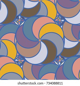 Abstract color seamless pattern for new background.