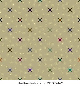 Abstract color seamless pattern for new background.