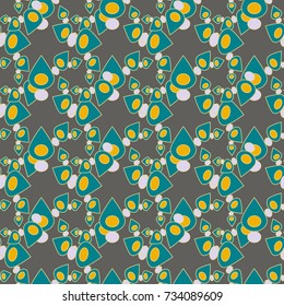 Abstract color seamless pattern for new background.