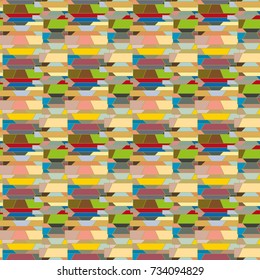 Abstract color seamless pattern for new background.