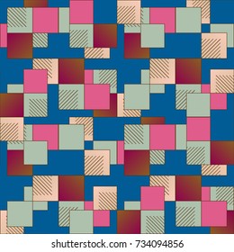 Abstract color seamless pattern for new background.