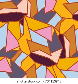 Abstract color seamless pattern for new background.