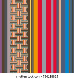 Abstract color seamless pattern for new background.