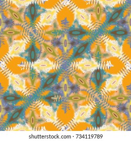 Abstract color seamless pattern for new background.