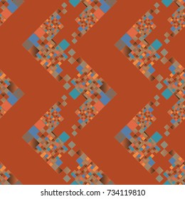 Abstract color seamless pattern for new background.