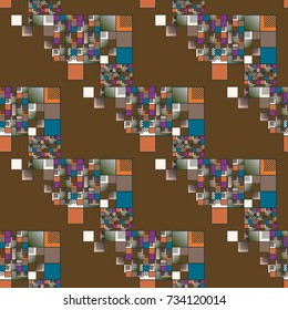 Abstract color seamless pattern for new background.