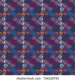 Abstract color seamless pattern for new background.