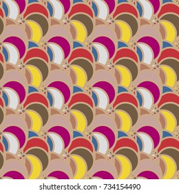 Abstract color seamless pattern for new background.