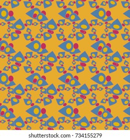 Abstract color seamless pattern for new background.