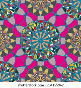 Abstract color seamless pattern for new background.