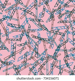 Abstract color seamless pattern for new background.