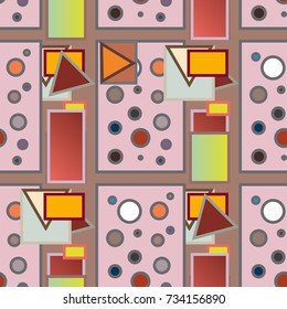 Abstract color seamless pattern for new background.