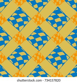 Abstract color seamless pattern for new background.