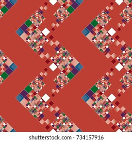 Abstract color seamless pattern for new background.