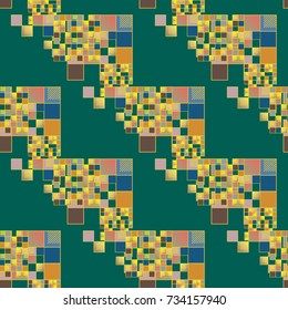 Abstract color seamless pattern for new background.