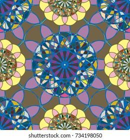 Abstract color seamless pattern for new background.