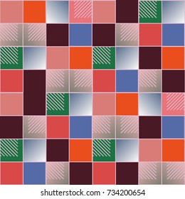 Abstract color seamless pattern for new background.