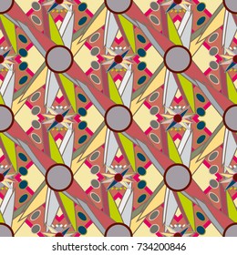 Abstract color seamless pattern for new background.