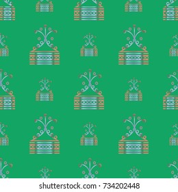 Abstract color seamless pattern for new background.