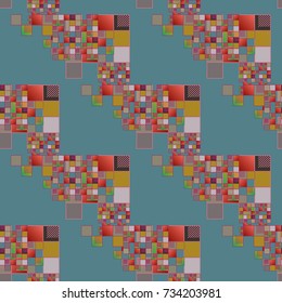 Abstract color seamless pattern for new background.