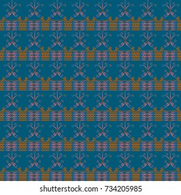 Abstract color seamless pattern for new background.