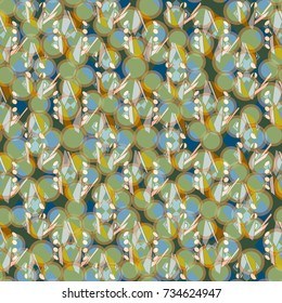 Abstract color seamless pattern for new background.