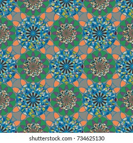 Abstract color seamless pattern for new background.