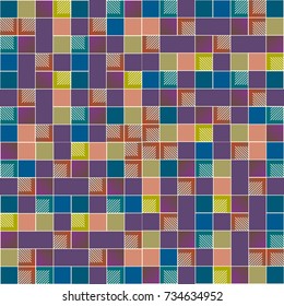 Abstract color seamless pattern for new background.