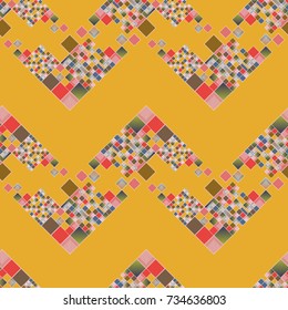 Abstract color seamless pattern for new background.