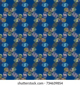 Abstract color seamless pattern for new background.