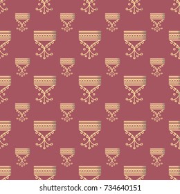 Abstract color seamless pattern for new background.