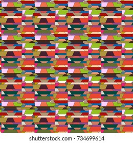 Abstract color seamless pattern for new background.