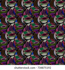 Abstract color seamless pattern for new background.