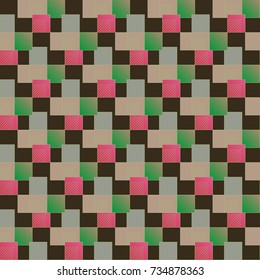 Abstract color seamless pattern for new background.