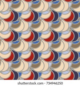 Abstract color seamless pattern for new background.