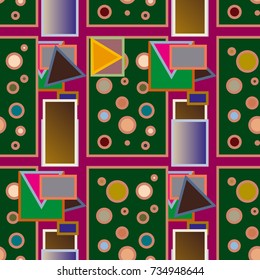 Abstract color seamless pattern for new background.