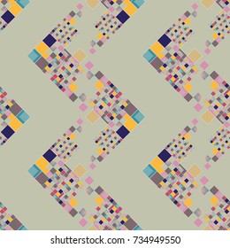 Abstract color seamless pattern for new background.