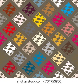 Abstract color seamless pattern for new background.