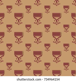 Abstract color seamless pattern for new background.