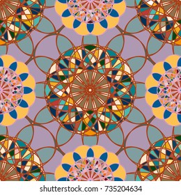 Abstract color seamless pattern for new background.