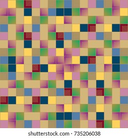 Abstract color seamless pattern for new background.